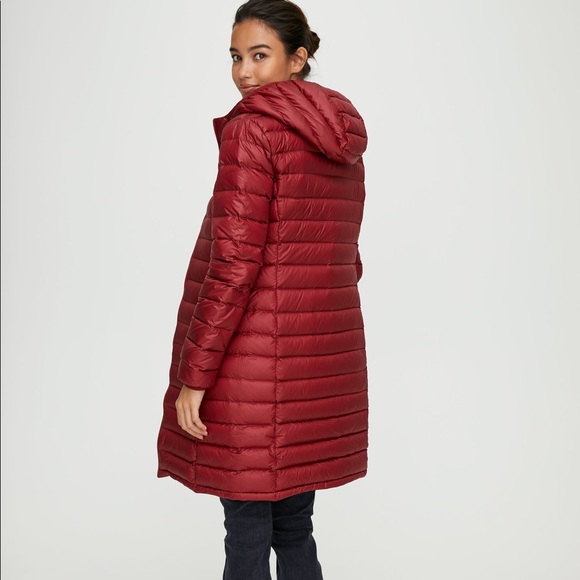 Aritzia Jackets & Blazers - FLAW Aritzia Botanie Packable Down Long Puffer L